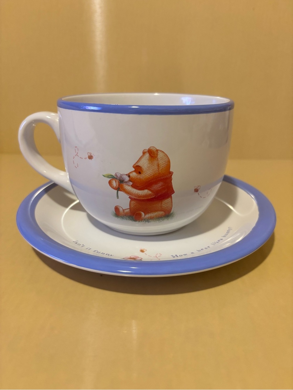Winnie The Pooh Mug and Plate Set